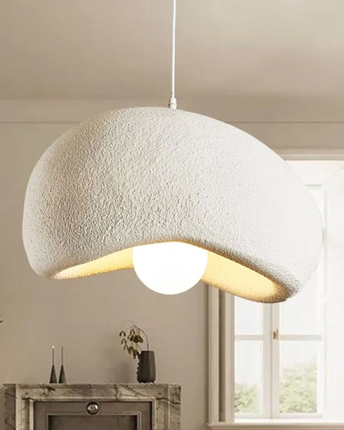 Lampe Suspendue Muschelform – Éclairage Doux avec Design Naturel 5