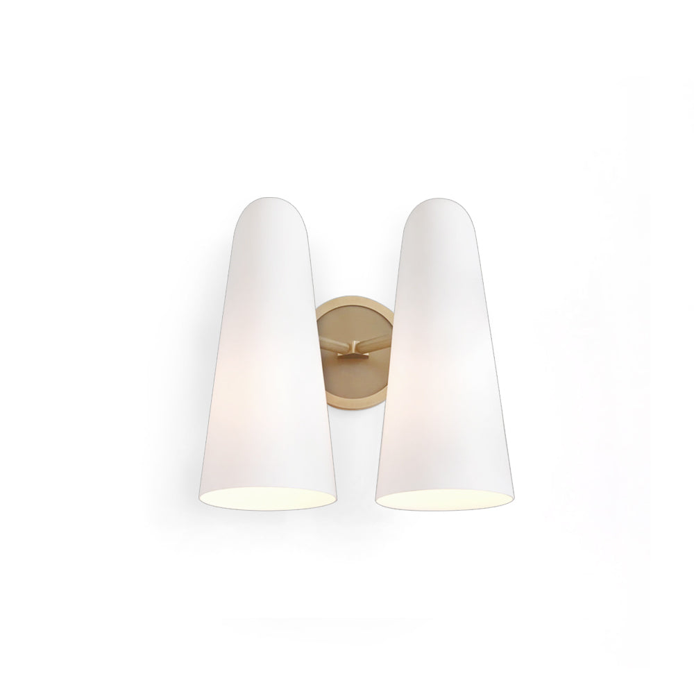 Applique Murale Montfaucon en Laiton et Verre – Éclairez Votre Salon avec Élégance 2