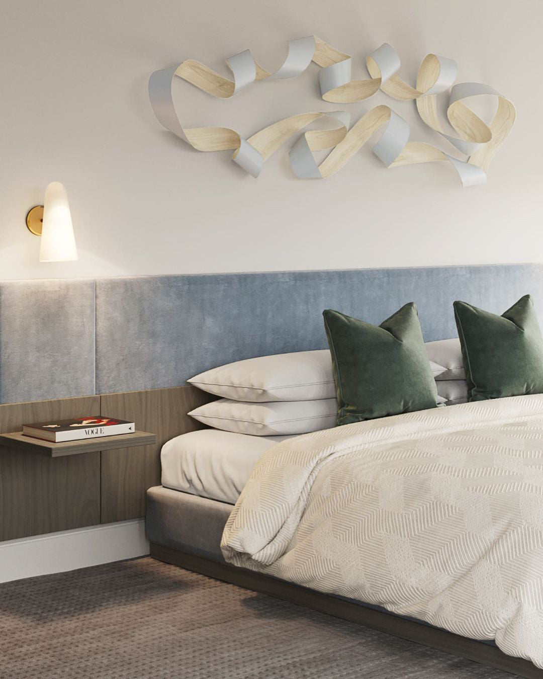 Applique Murale Montfaucon en Laiton et Verre – Éclairez Votre Salon avec Élégance 4