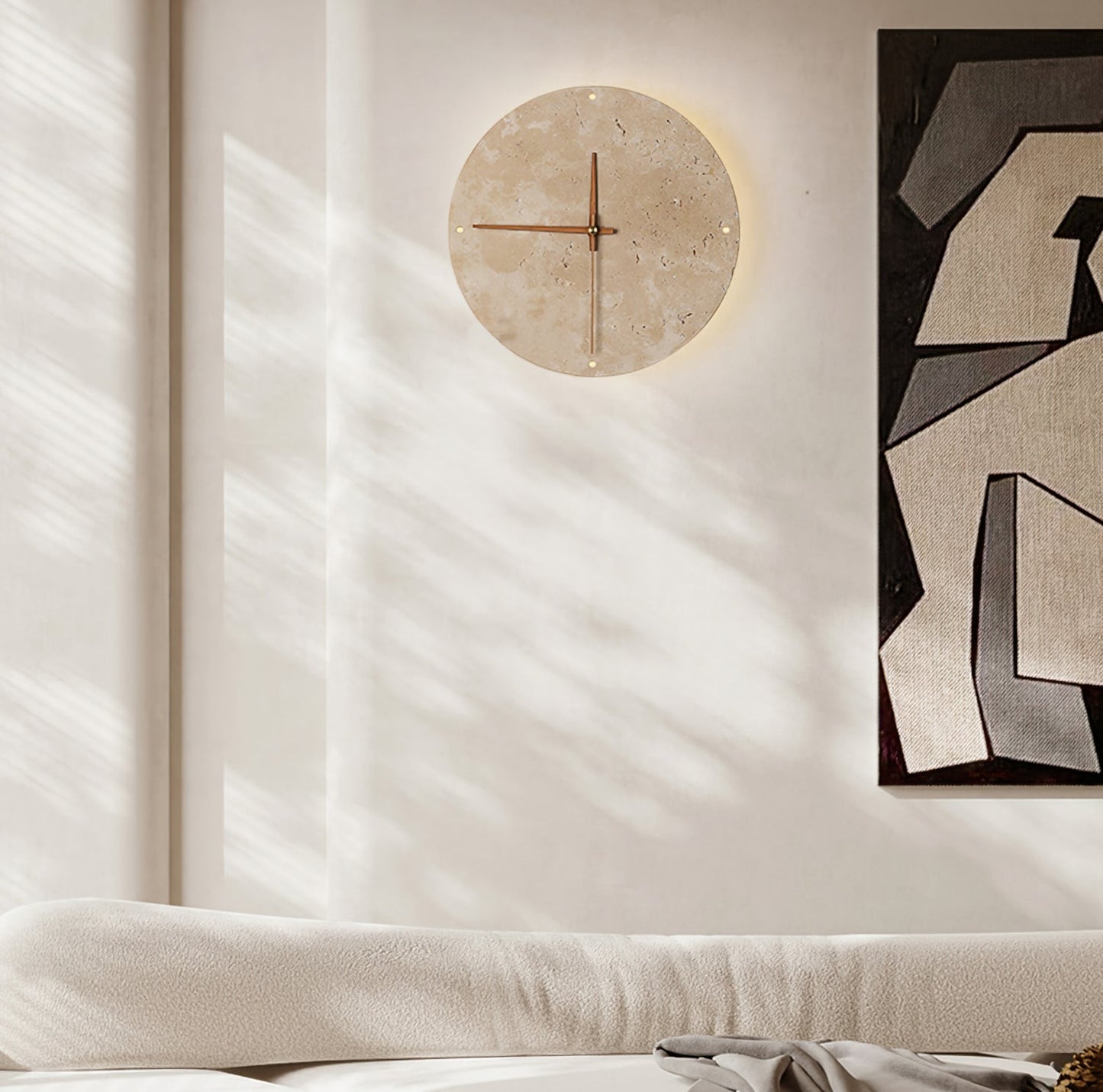 Applique Murale Travertin Jaune – Éclairage Doux et Chic 2