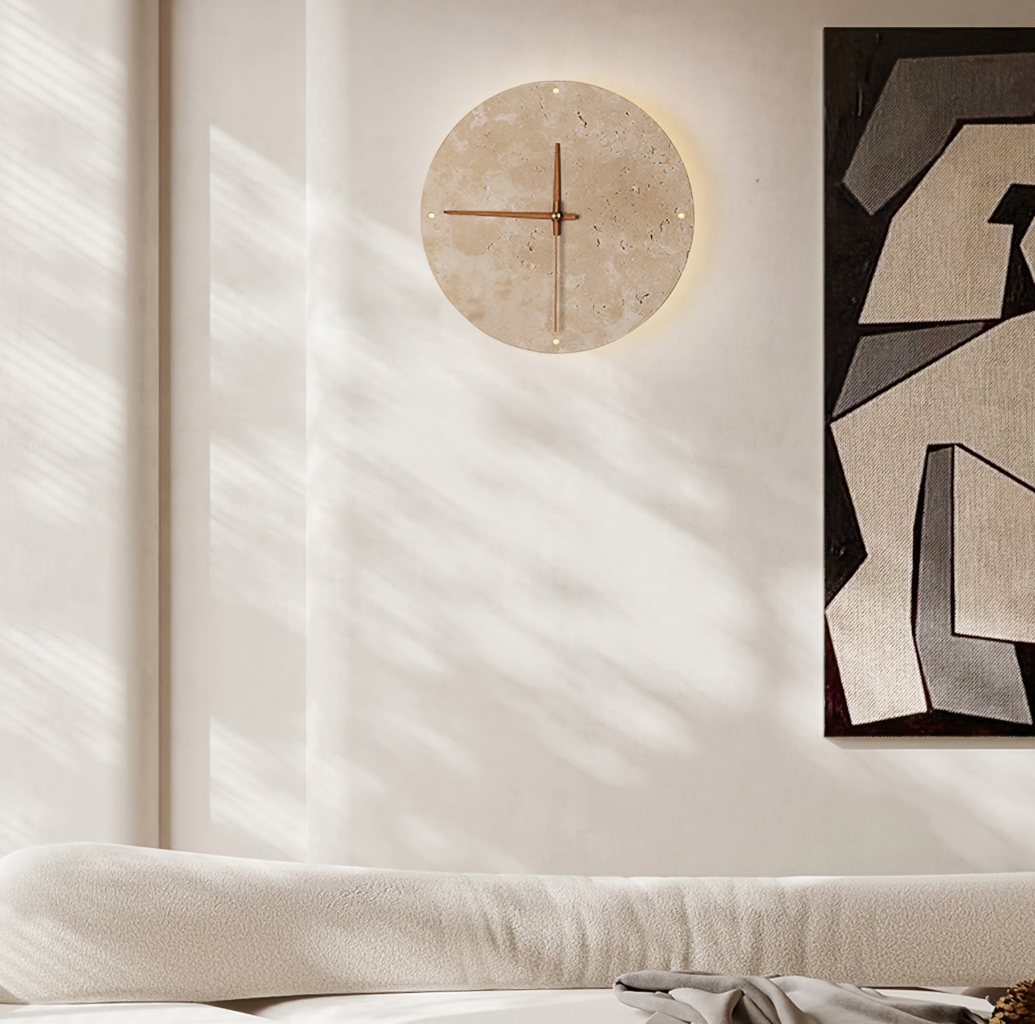 Applique Murale Travertin Jaune – Éclairage Doux et Chic 2