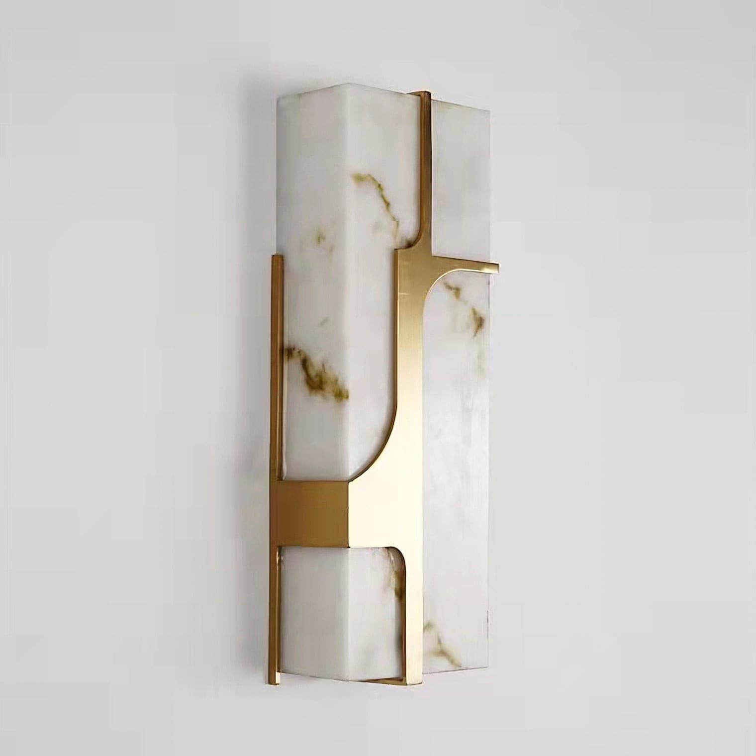 **Ariel Wandleuchte – Élégance en Alabastre et Laiton** 7