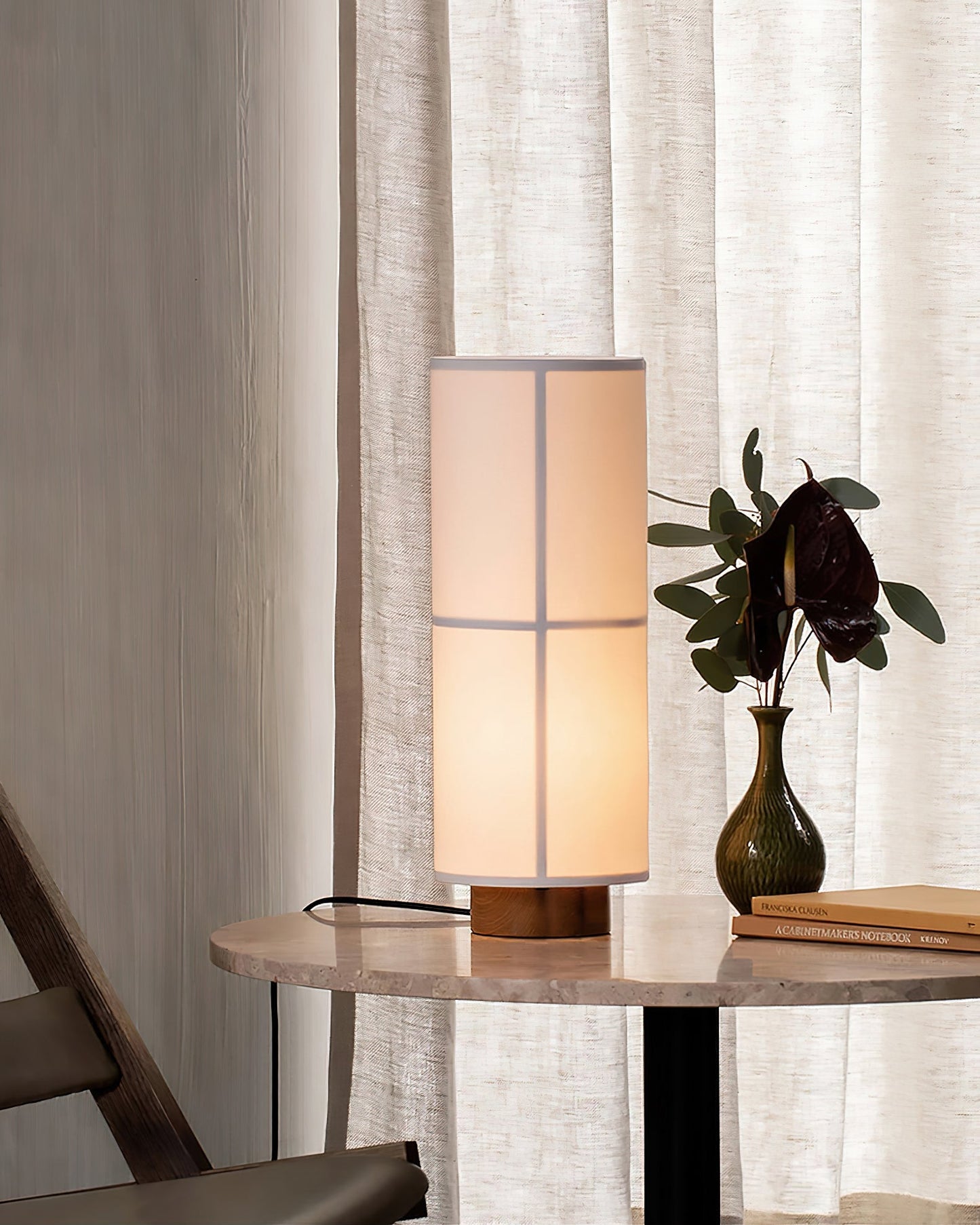 **KUMO LINEN TISCHLAMPE – Éclairage Doux pour Ambiances Apaisantes** 5