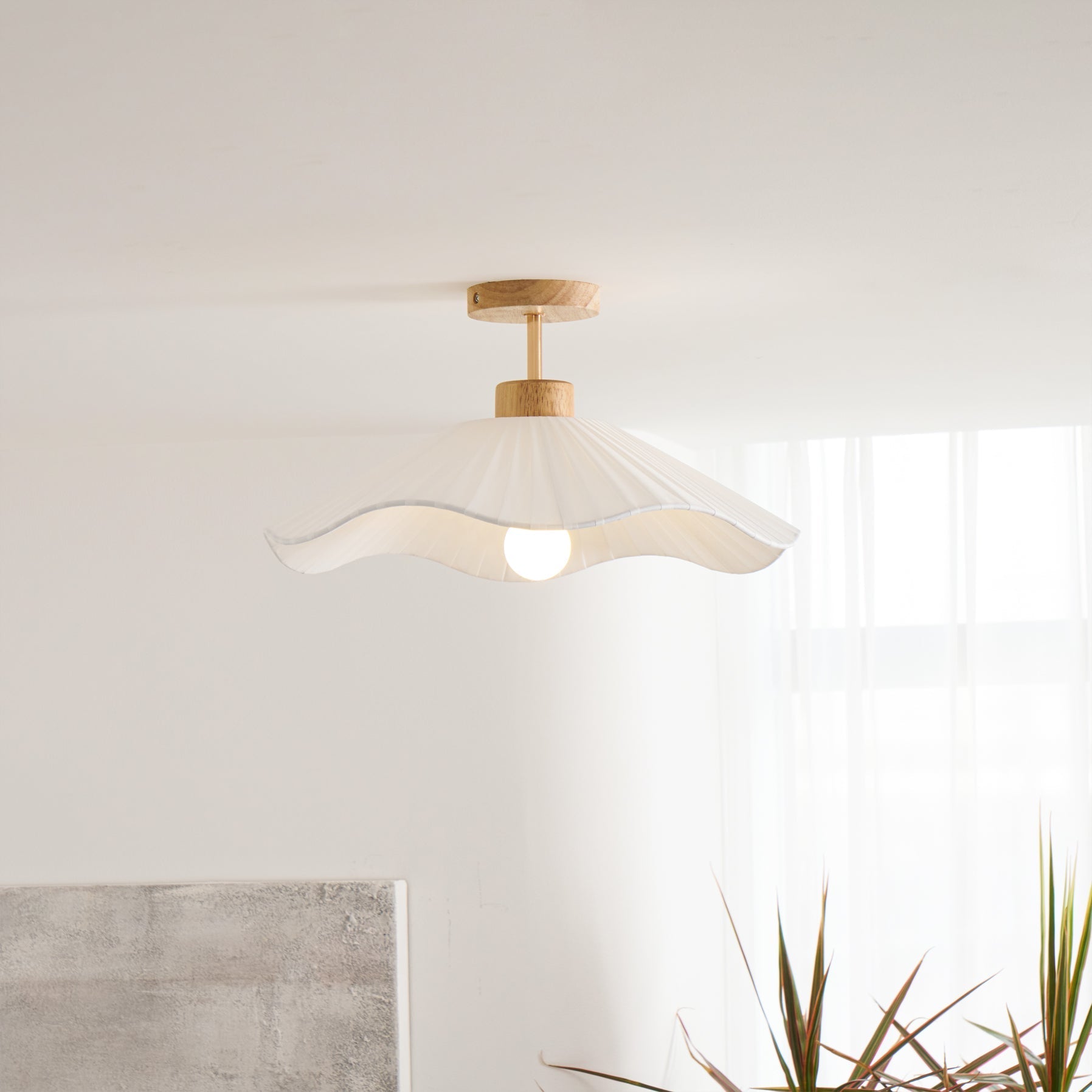 **LAMPE DE PLAFOND JIMI EN TISSU – Éclairage Élégant Pour Ambiances Chaleureuses** 2