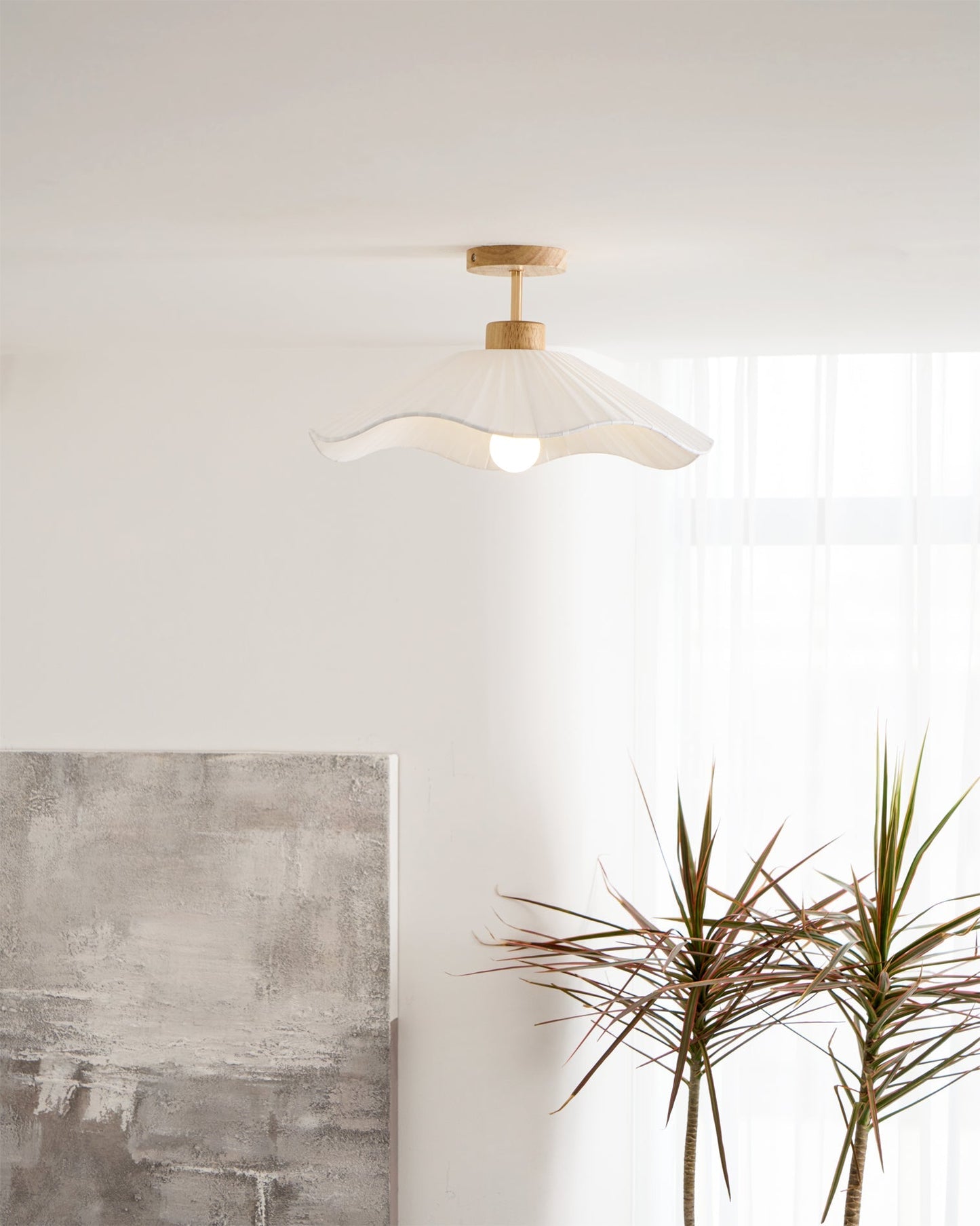 **LAMPE DE PLAFOND JIMI EN TISSU – Éclairage Élégant Pour Ambiances Chaleureuses** 8