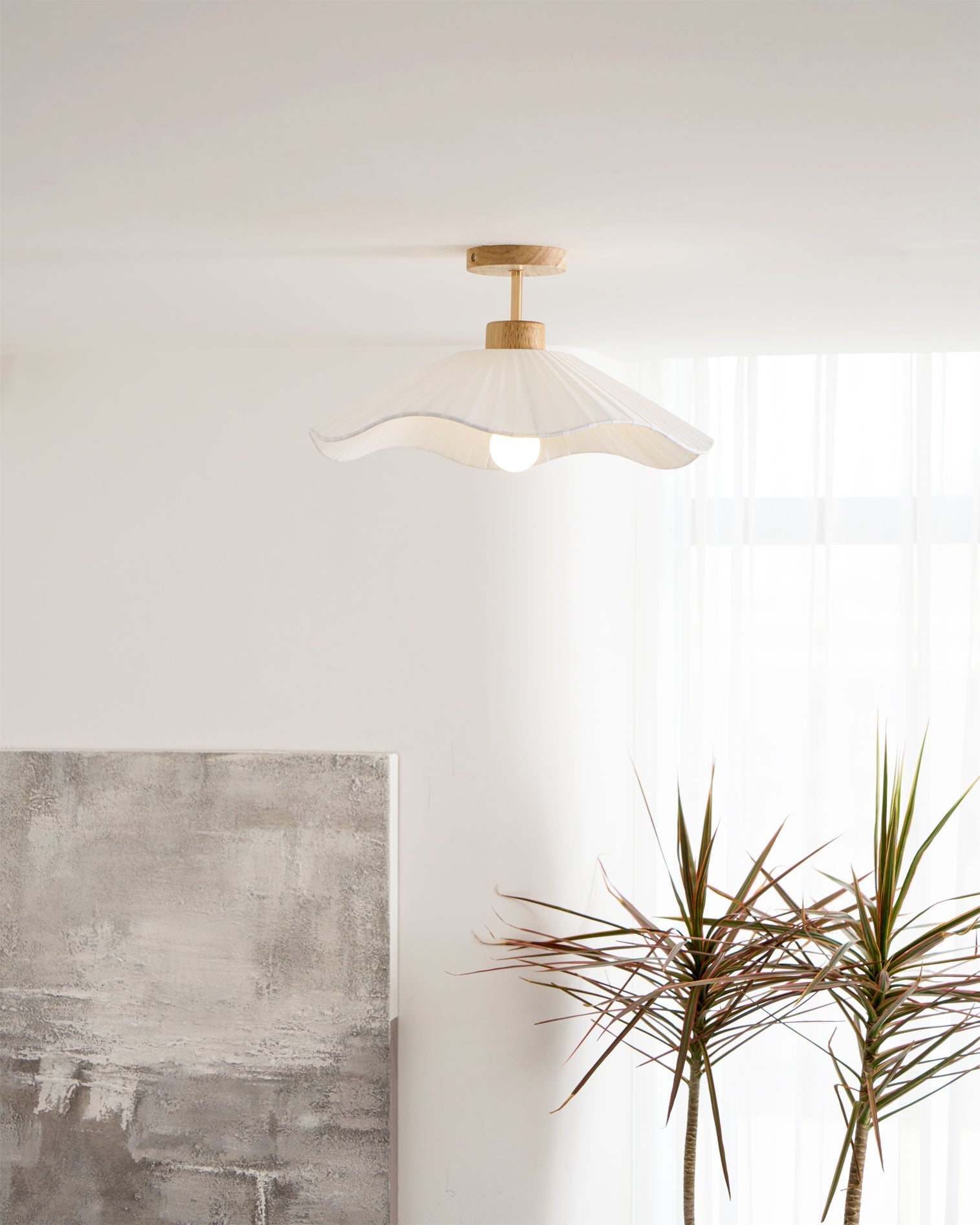 **LAMPE DE PLAFOND JIMI EN TISSU – Éclairage Élégant Pour Ambiances Chaleureuses** 8