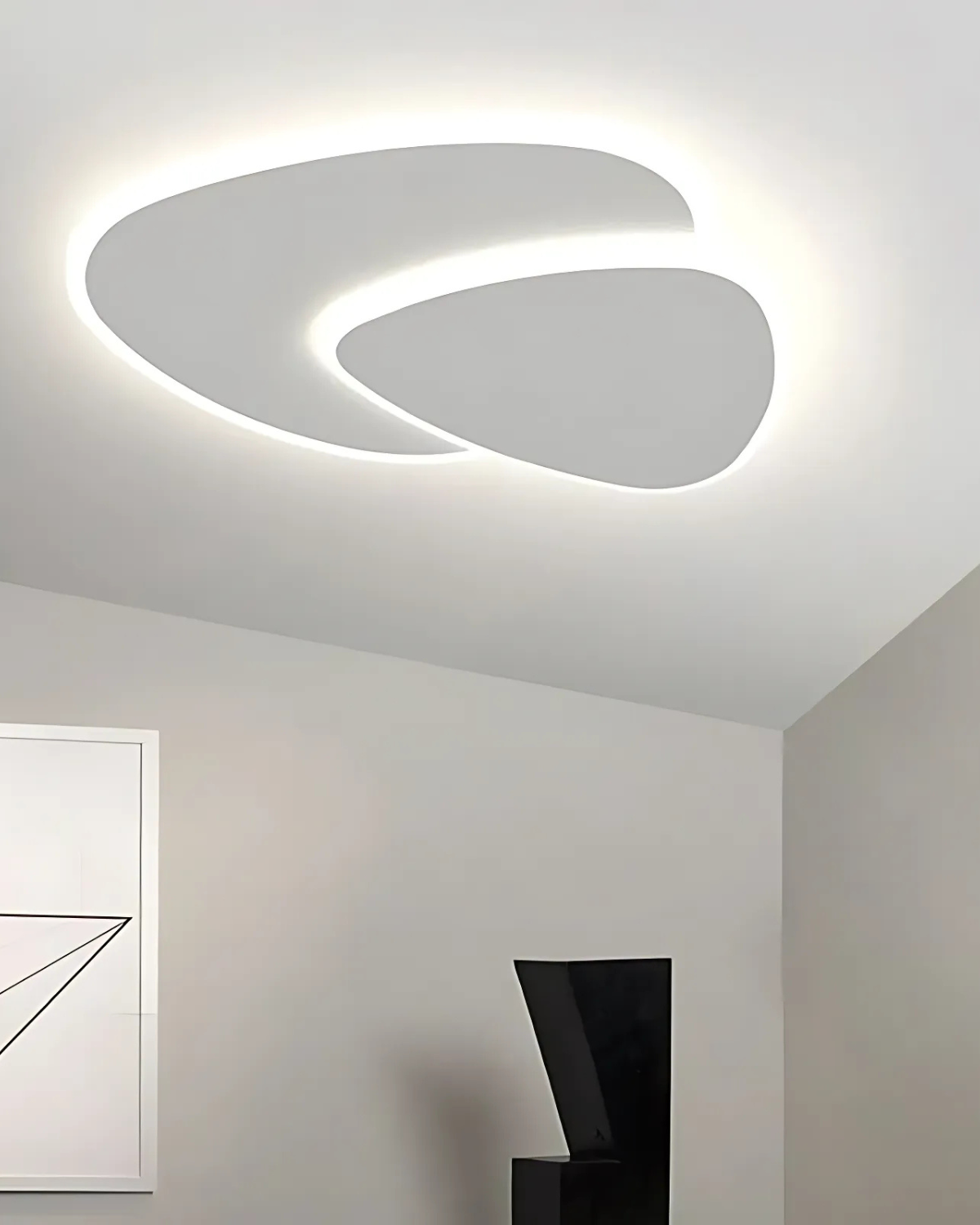 **L'Éclipse Moderne Deckenlampe – Éclairage Élégant avec Ambiance Chaleureuse** 2