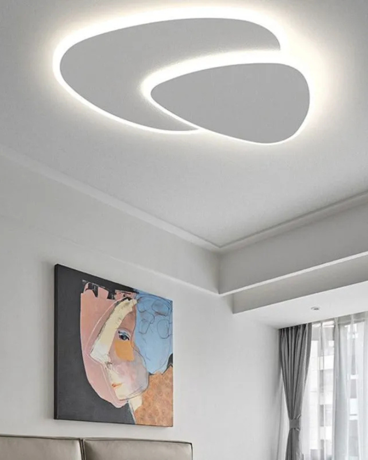 **L'Éclipse Moderne Deckenlampe – Éclairage Élégant avec Ambiance Chaleureuse** 4