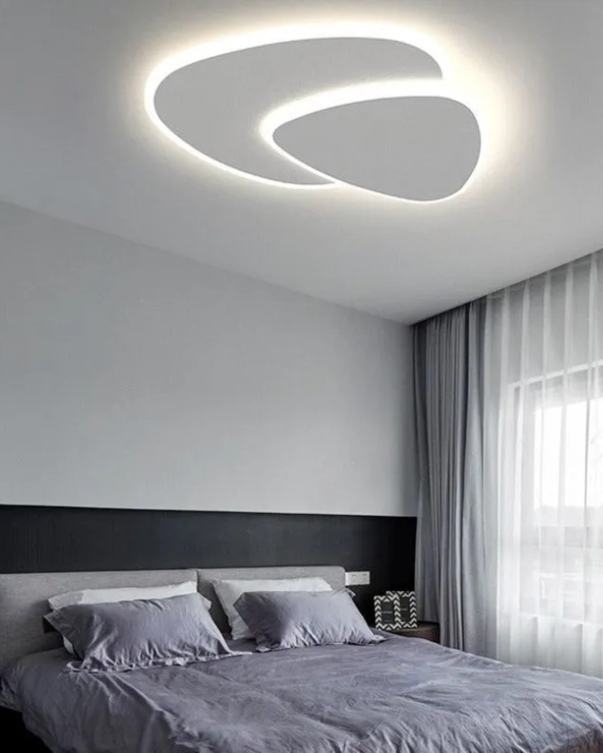 **L'Éclipse Moderne Deckenlampe – Éclairage Élégant avec Ambiance Chaleureuse** 5