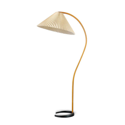 Lampadaire Bois Caprani – Élégance et Lumière Douce 1