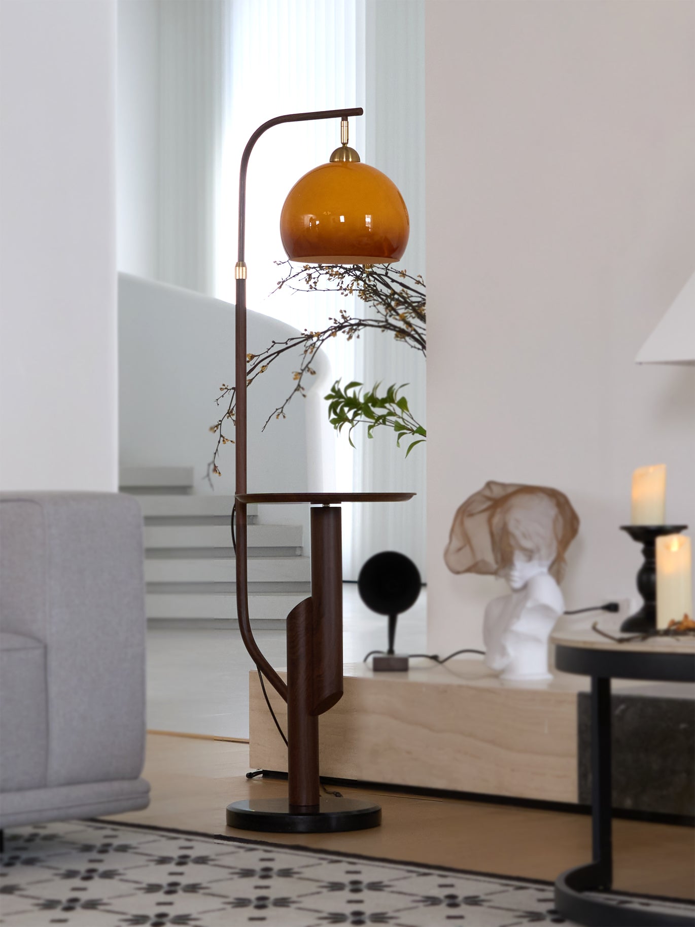 Lampadaire Design Winona – Élégance Moderne Avec Lumière LED 4