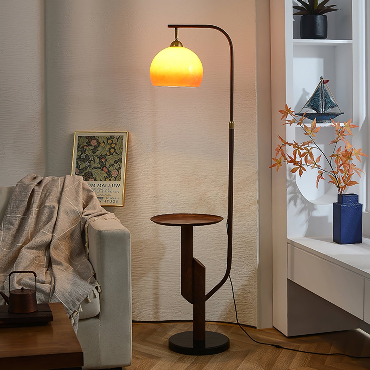Lampadaire Design Winona – Élégance Moderne Avec Lumière LED 8