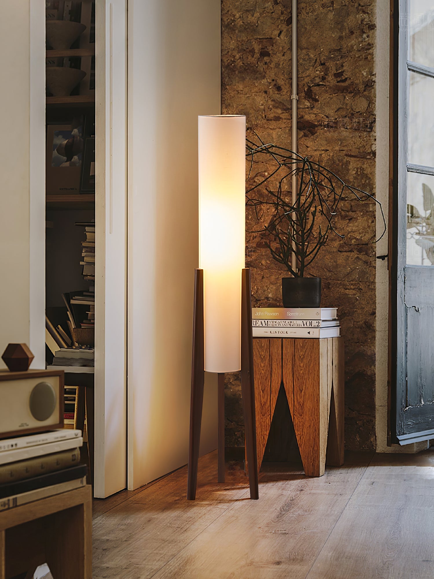 Lampadaire Design Zen en Bois – Ambiance Chaleureuse et Élégante 6