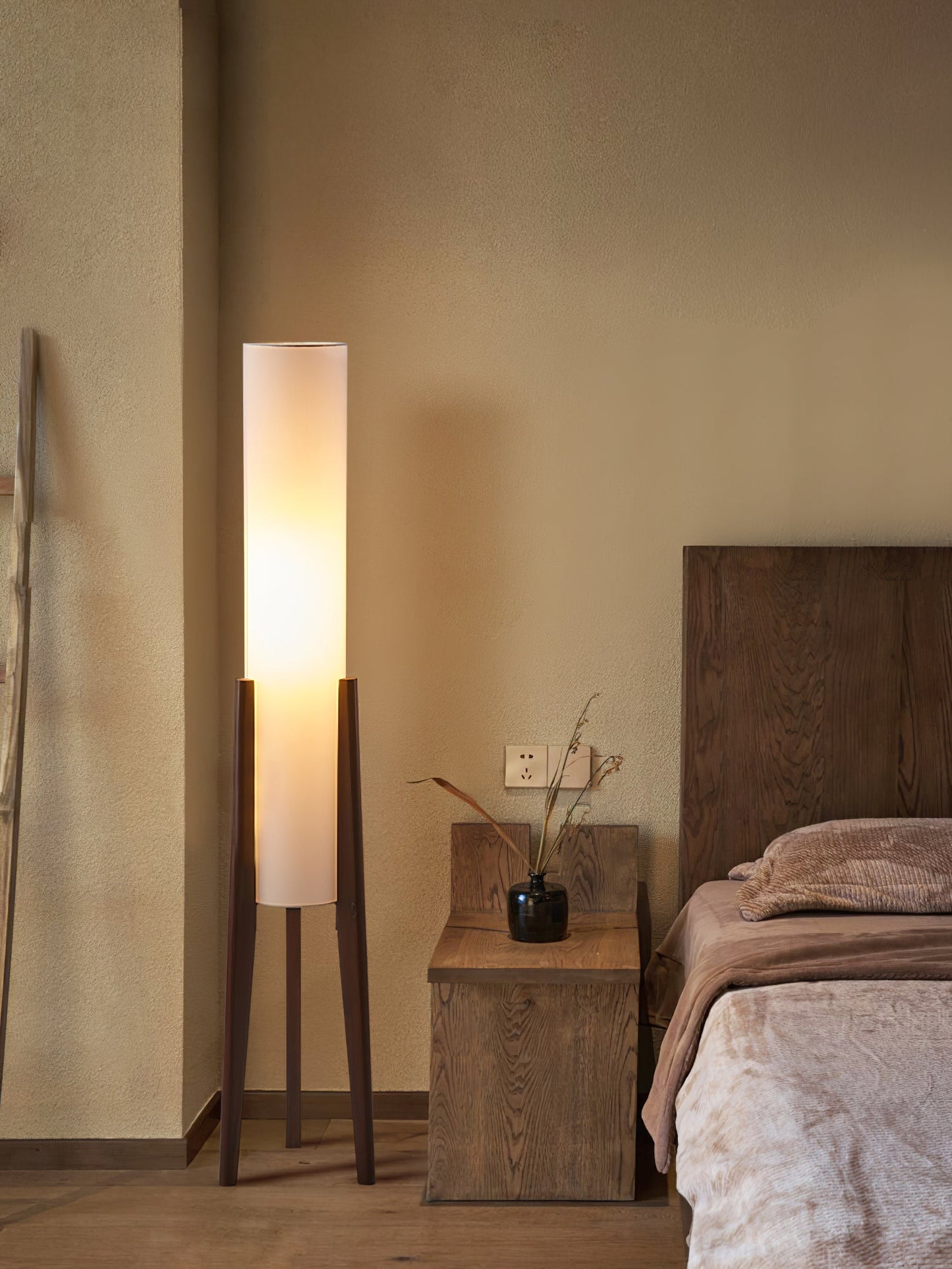 Lampadaire Design Zen en Bois – Ambiance Chaleureuse et Élégante 8