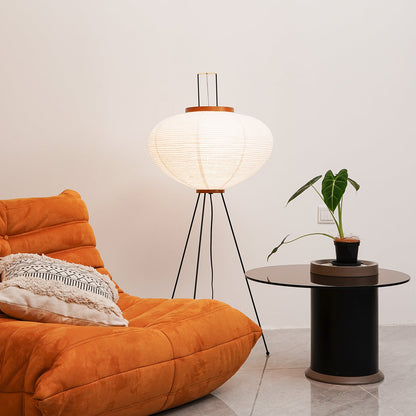Lampadaire Design en Papier Washi – Éclairez Votre Intérieur avec Élégance 5