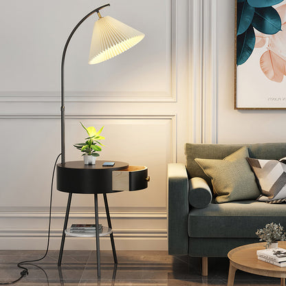 Lampadaire Design en Tissu Plissé – Éclairez Votre Espace avec Élégance 8