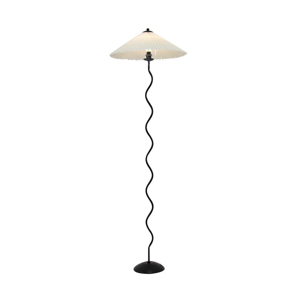 Lampadaire Sur Pied Plissé Élégant – Éclairage Chaleureux pour Votre Espace 0