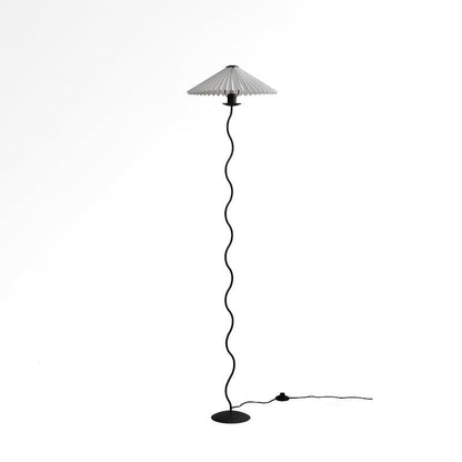 Lampadaire Sur Pied Plissé Élégant – Éclairage Chaleureux pour Votre Espace 9