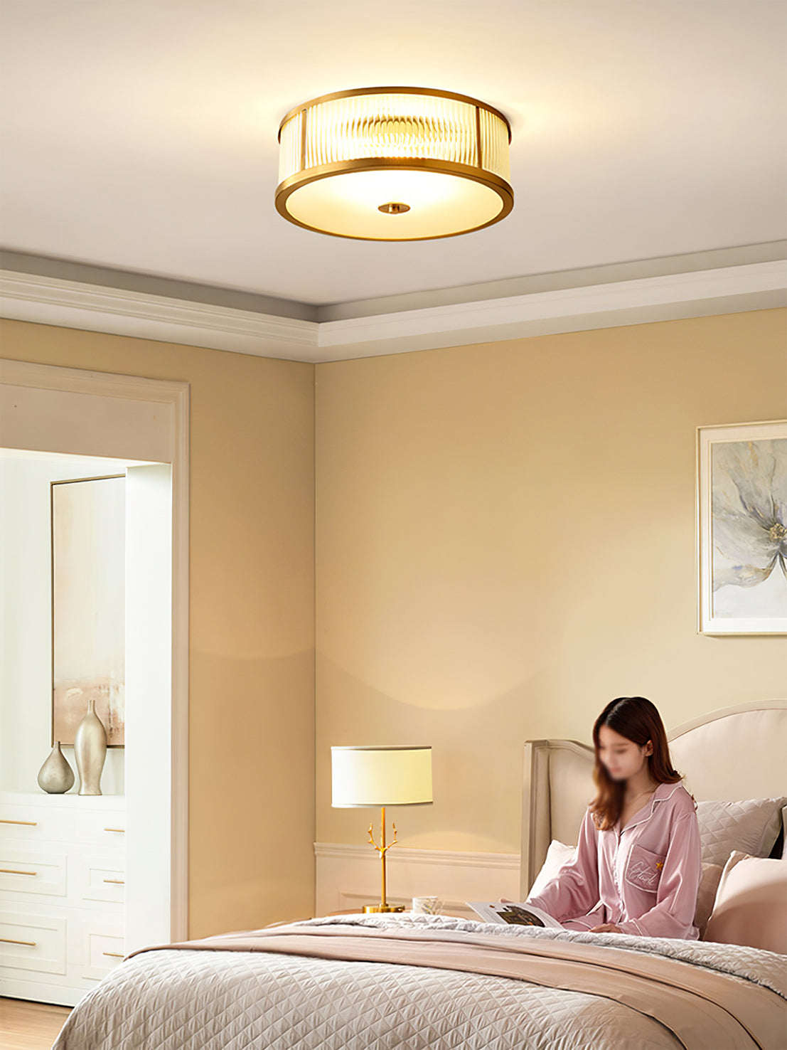 **Lampe De Plafond Geneva – Élégance Vintage Pour Un Éclairage Raffiné** 4