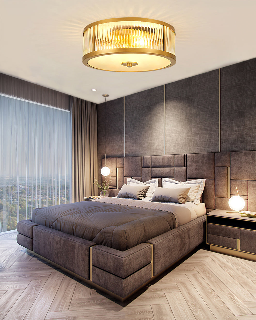 **Lampe De Plafond Geneva – Élégance Vintage Pour Un Éclairage Raffiné** 5