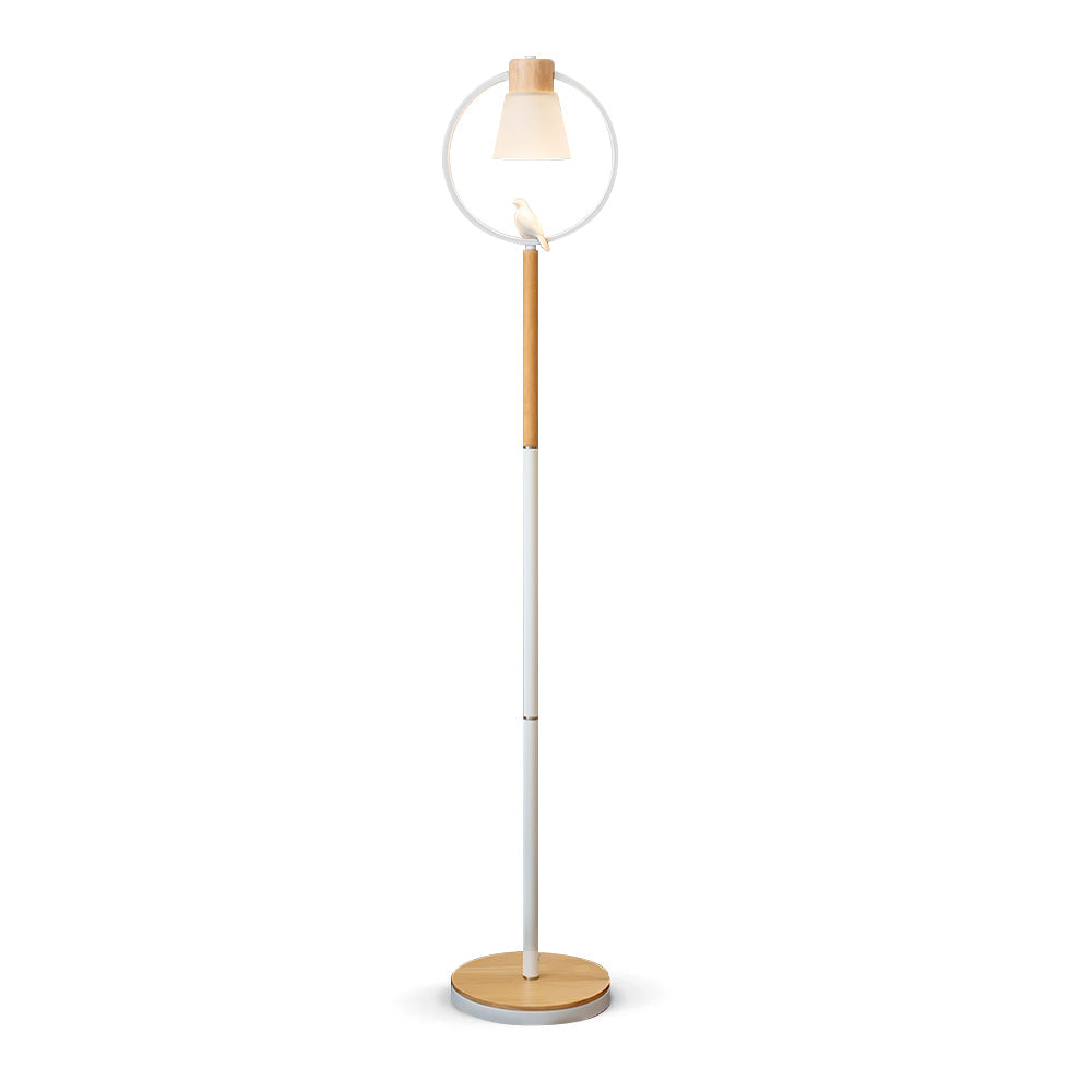 Lampe De Sol Conique En Bois – Éclairage Élégant Pour Un Intérieur Moderne 1
