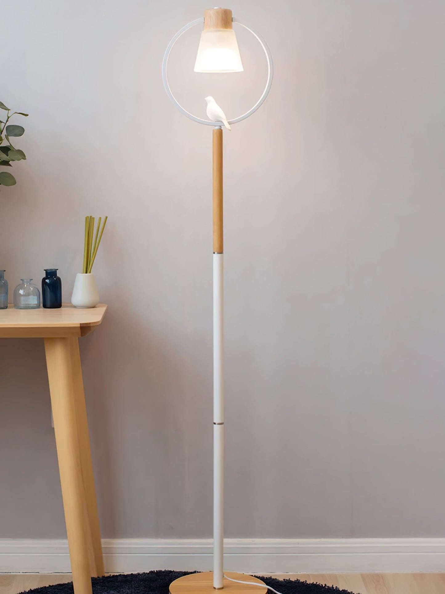 Lampe De Sol Conique En Bois – Éclairage Élégant Pour Un Intérieur Moderne 5