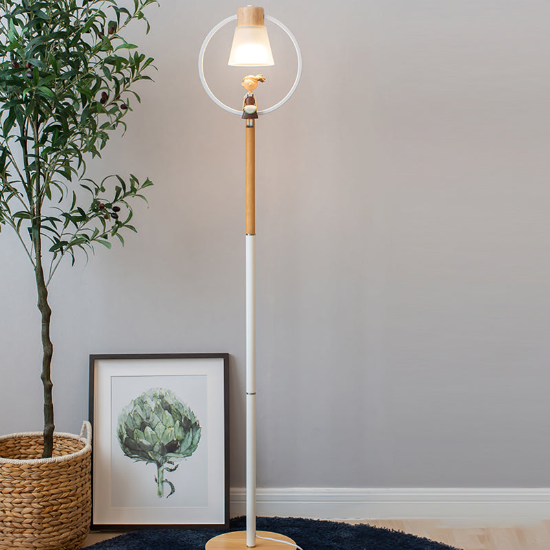 Lampe De Sol Conique En Bois – Éclairage Élégant Pour Un Intérieur Moderne 8