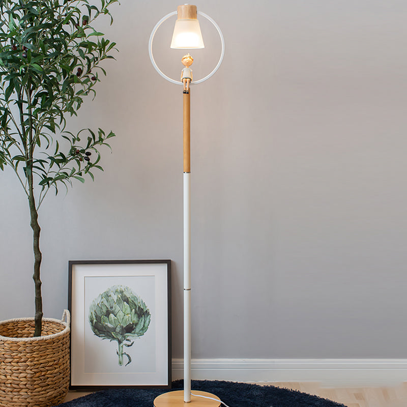 Lampe De Sol Conique En Bois – Éclairage Élégant Pour Un Intérieur Moderne 9
