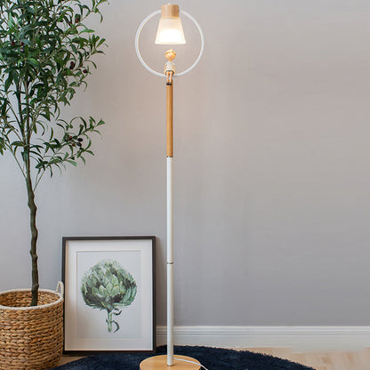 Lampe De Sol Conique En Bois – Éclairage Élégant Pour Un Intérieur Moderne 9