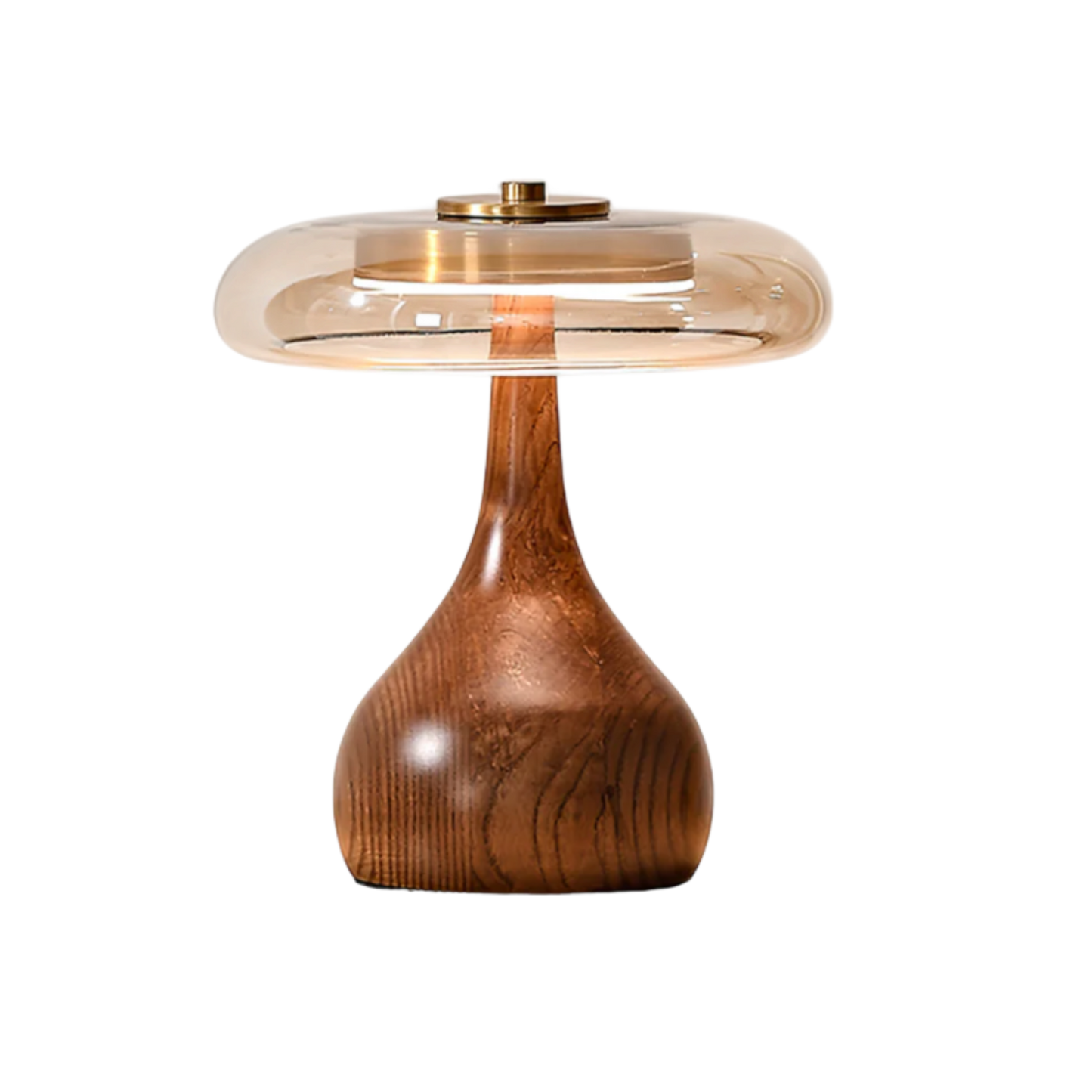 Lampe De Table Élégante En Bois Et Verre – Éclairage Doux Pour Une Atmosphère Chaleureuse 1