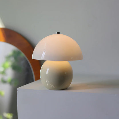 Lampe De Table En Céramique Champignon – Éclairez Votre Intérieur Avec Charme 0