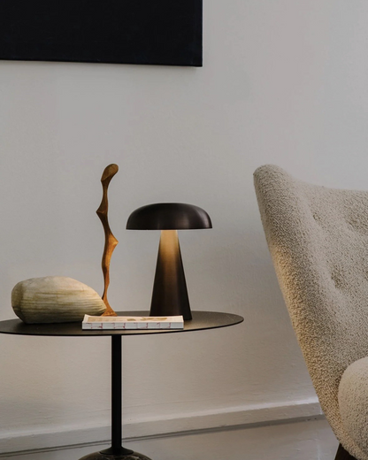 Lampe De Table Forme Champignon – Éclairage Chaleureux Pour Une Ambiance Élégante 2