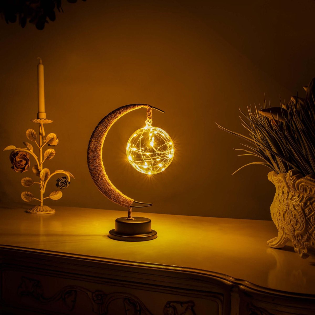 Lampe De Table Lunaire – Éclairage Magique Pour Ambiance Relaxante 0