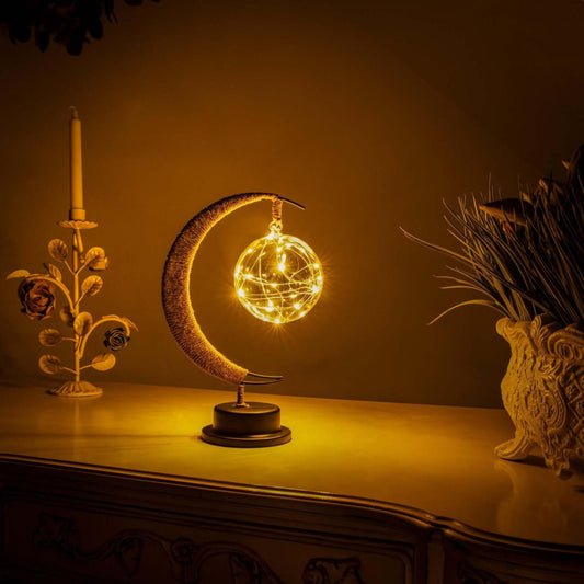 Lampe De Table Lunaire – Éclairage Magique Pour Ambiance Relaxante 0