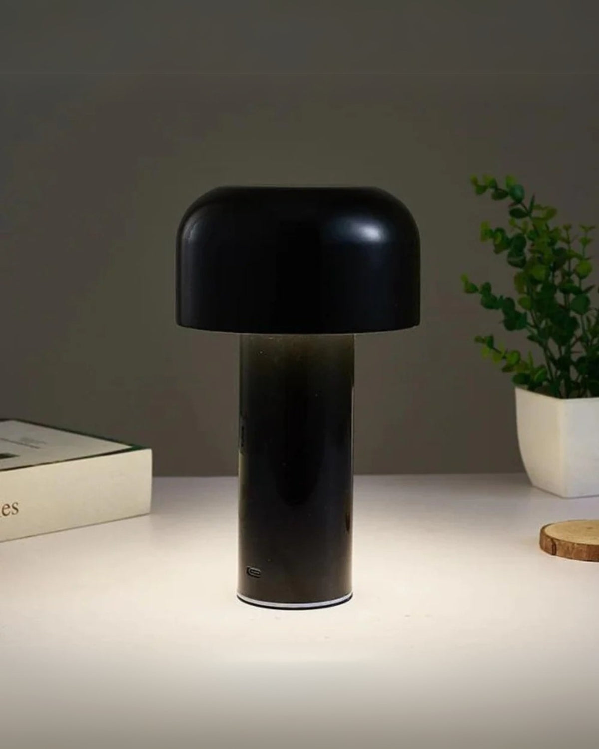 Lampe De Table Moderne Cylindrique – Éclairage Élégant Pour Ambiance Contemporaine 1