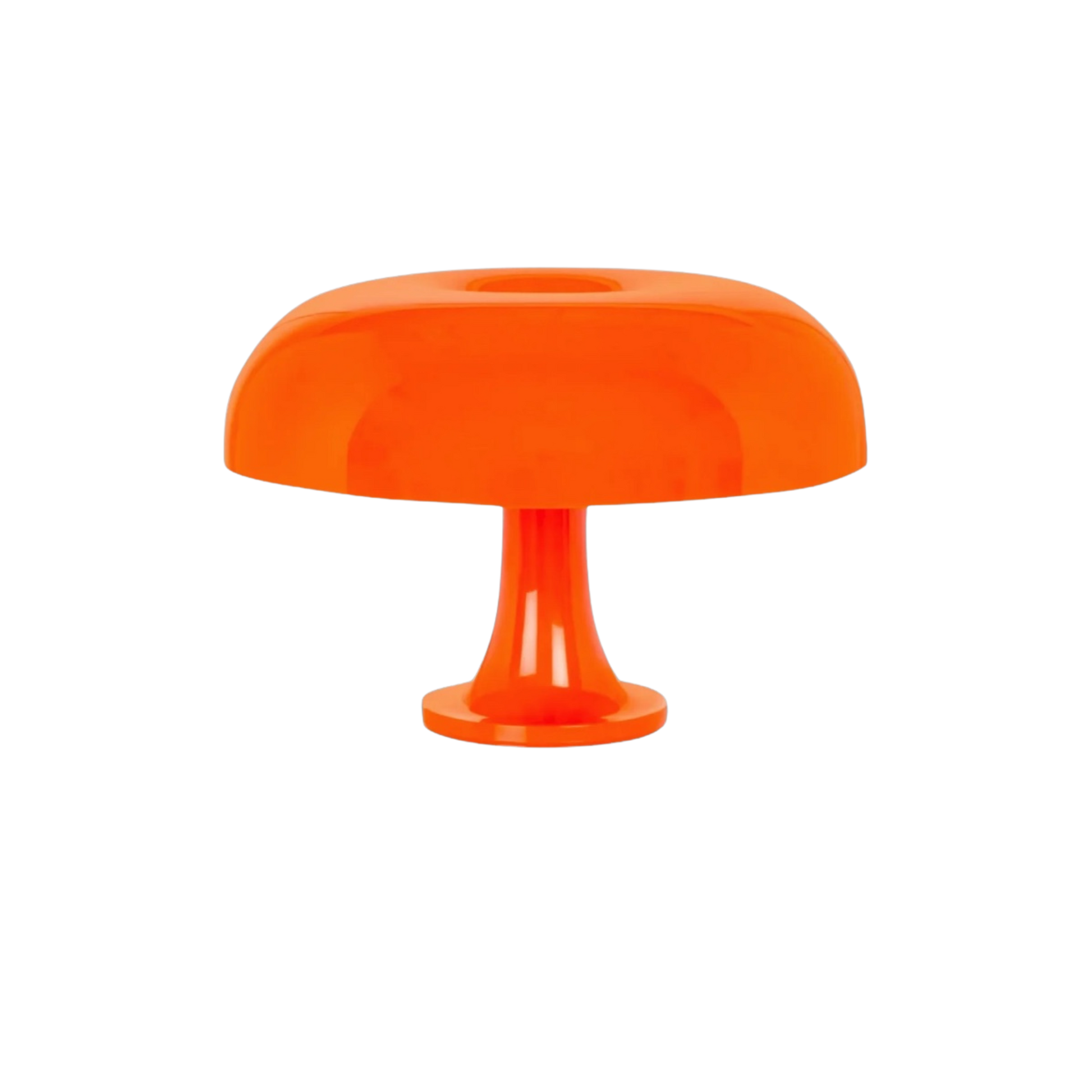 Lampe De Table Rétro Dôme – Éclat Orange Avec Lumière Douce 0