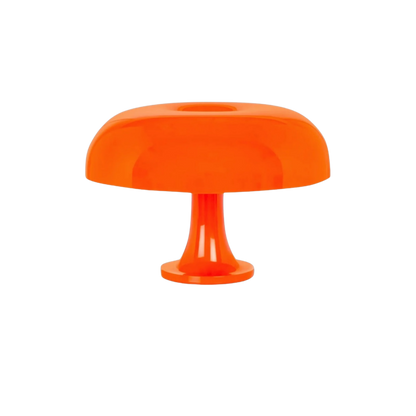 Lampe De Table Rétro Dôme – Éclat Orange Avec Lumière Douce 0
