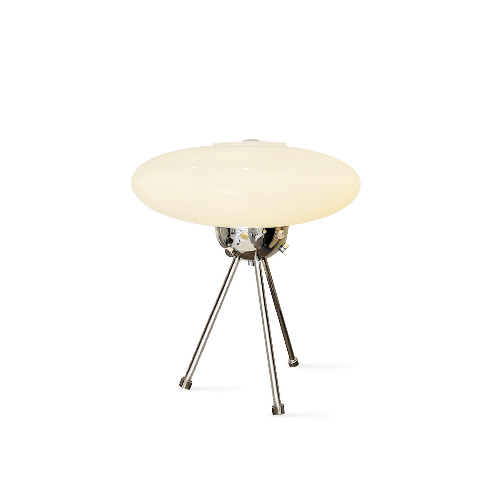 Lampe De Table UFO En Verre – Éclairage Chic Pour Ambiance Accueillante 0