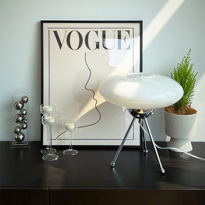Lampe De Table UFO En Verre – Éclairage Chic Pour Ambiance Accueillante 2