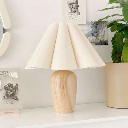 Lampe De Table Vintage Flûtée Beige – Éclairage Chic Pour Une Ambiance Chaleureuse 2