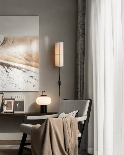 Lampe Murale En Tissu Cylindrique – Éclairage Chic Pour Ambiance Accueillante 7