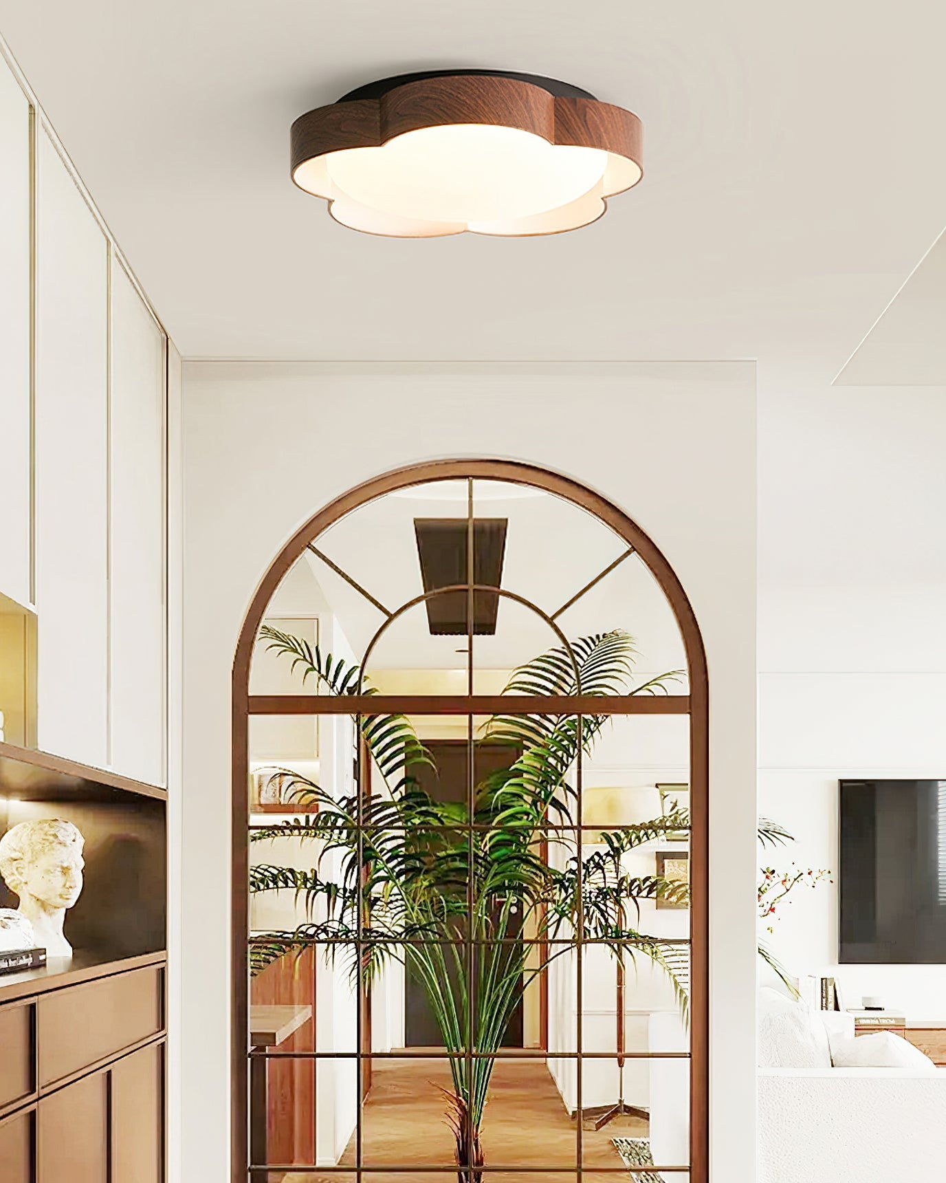 Lampe Plafonnier Sika en Bois – Éclairage Naturel et Élégant pour Votre Intérieur 5