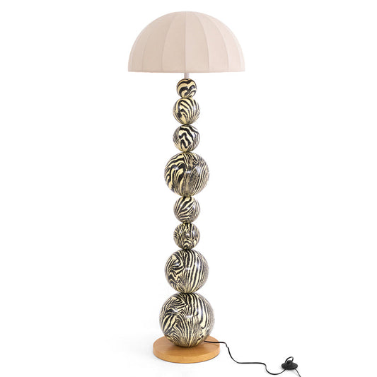 Lampe Sur Pied Zebra Design – Éclairage Artistique Avec Touche Moderne 0