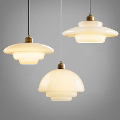 Lampe Suspendue Élégante en Verre Opale – Ambiance Raffinée Pour Votre Intérieur 6