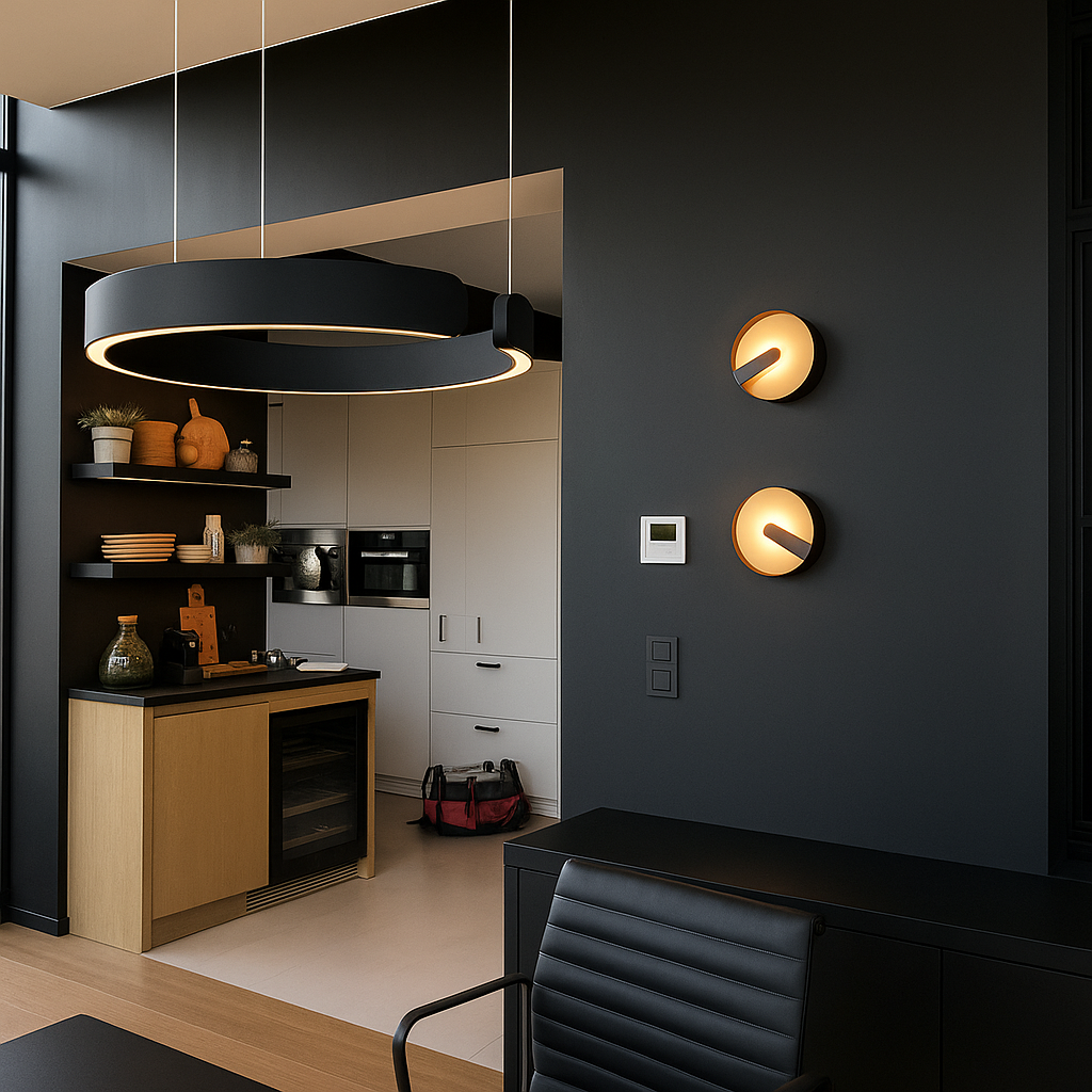 Lampe Suspendue LED Ronde – Éclat Moderne pour Ambiance Chaleureuse 5