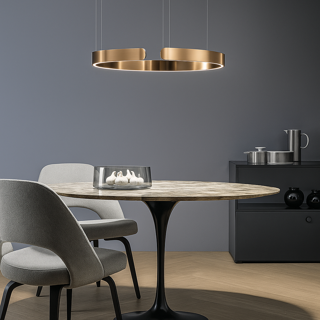 Lampe Suspendue LED Ronde – Éclat Moderne pour Ambiance Chaleureuse 7