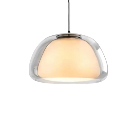 Lampe Suspendue Verre-Boule Duo – Éclairage Chaleureux pour Salle à Manger 1