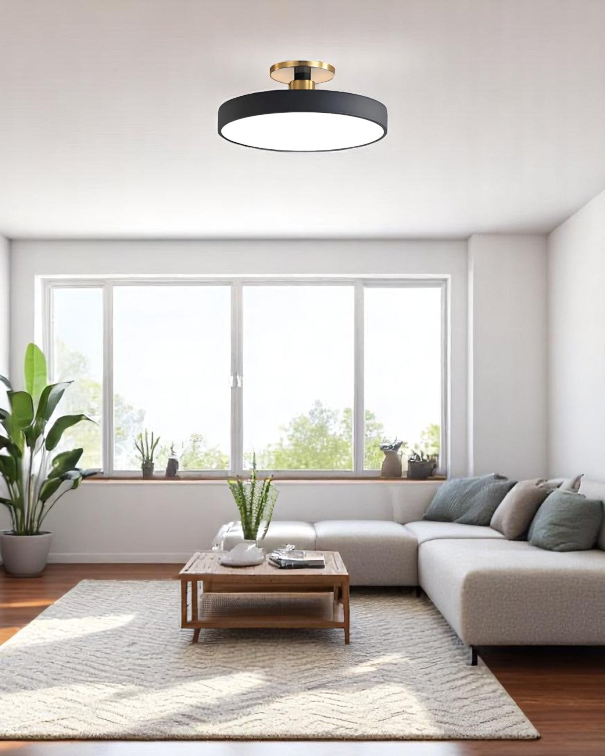 **Le Cercle Élégant Deckenlampe – Design Minimaliste avec Éclat Luxueux** 2