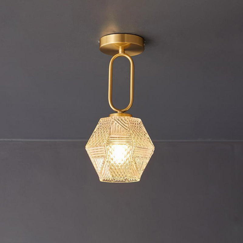 Lustre Art Déco Taille De Diamant – Éclat Raffiné Pour Votre Salle À Manger 0
