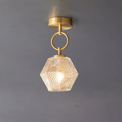 Lustre Art Déco Taille De Diamant – Éclat Raffiné Pour Votre Salle À Manger 10